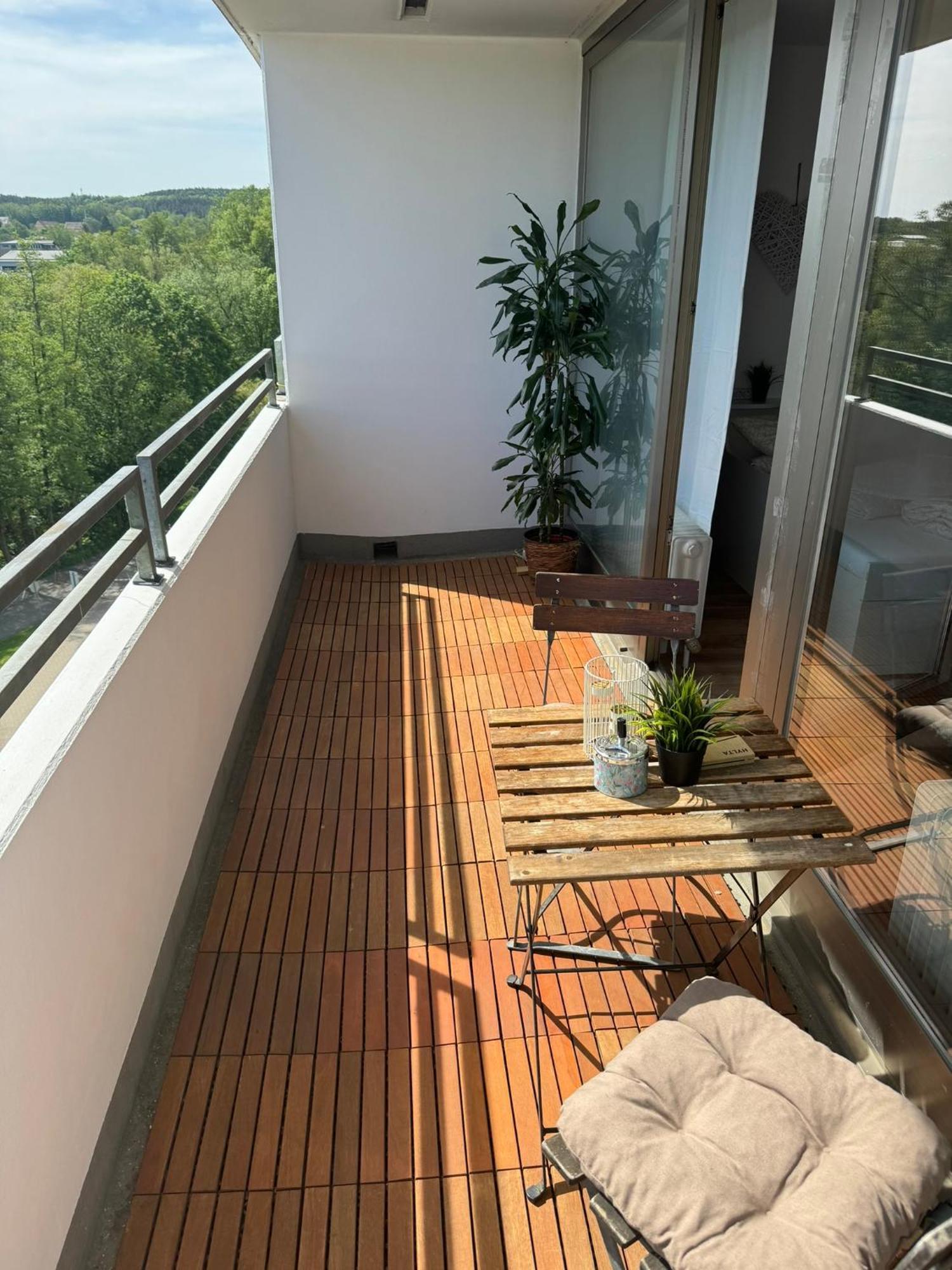 1 Zimmer Wohnung Mit Balkon Und Kueche Байройт Екстериор снимка